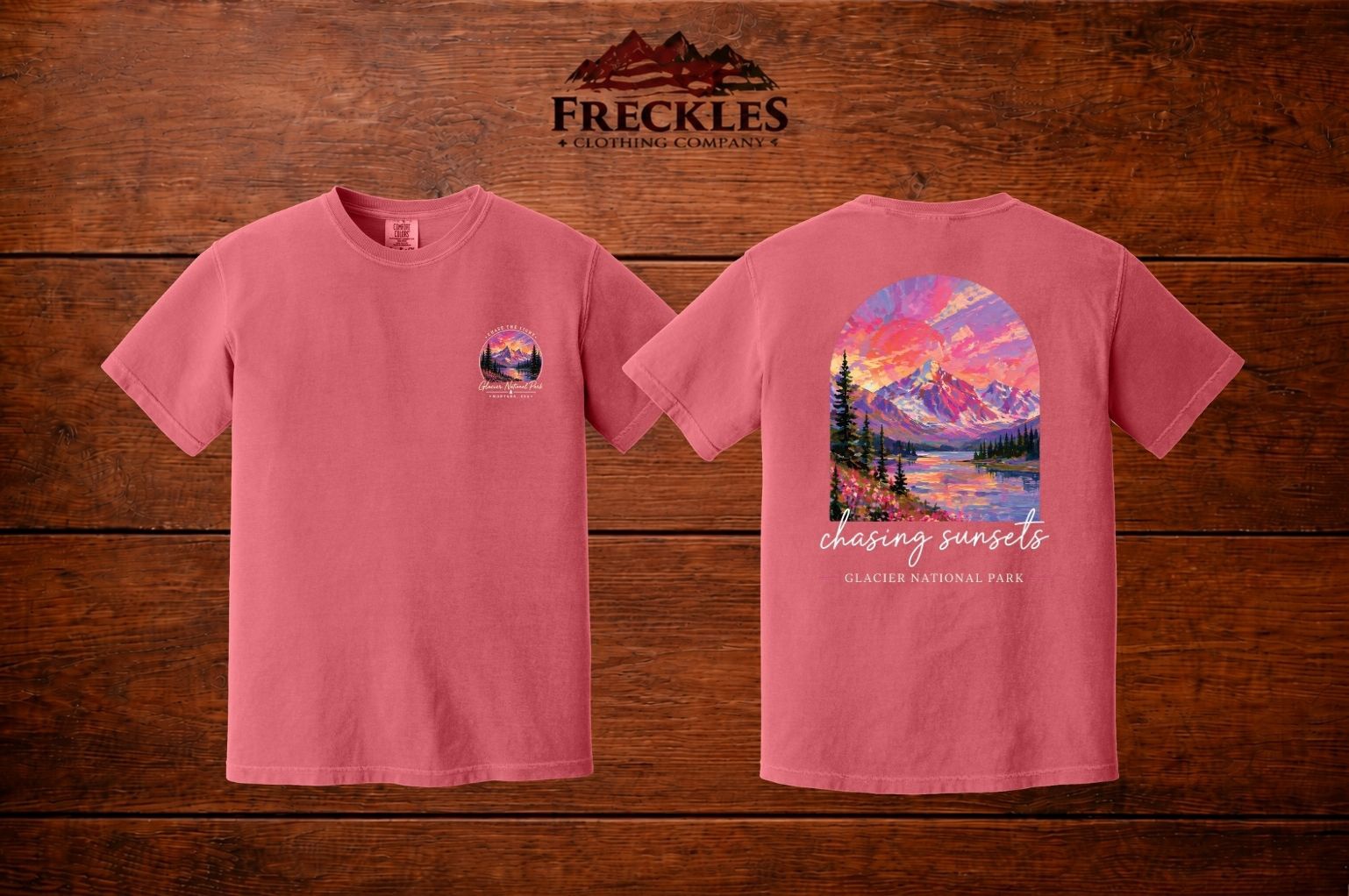 Glacier Sunset Tee