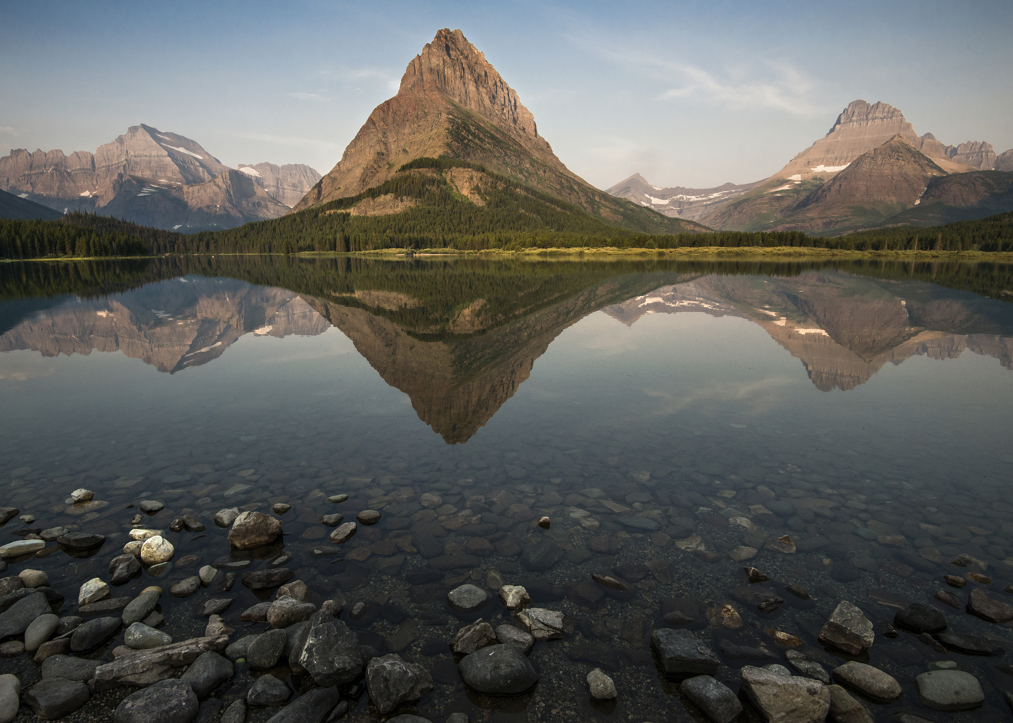 Many Glacier area of Glacier National Park